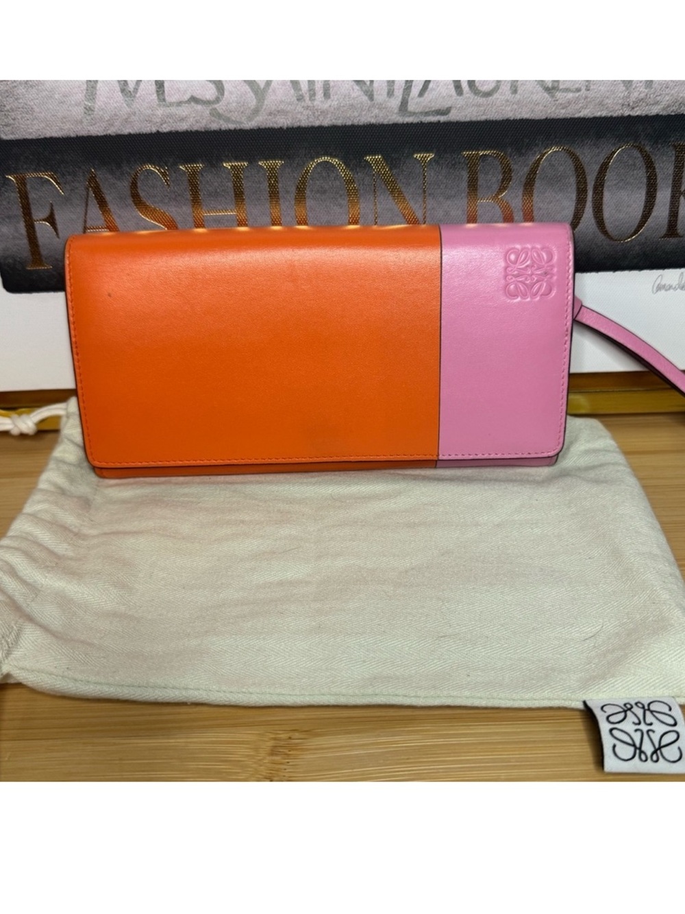 Loewe Anagram continental wallet